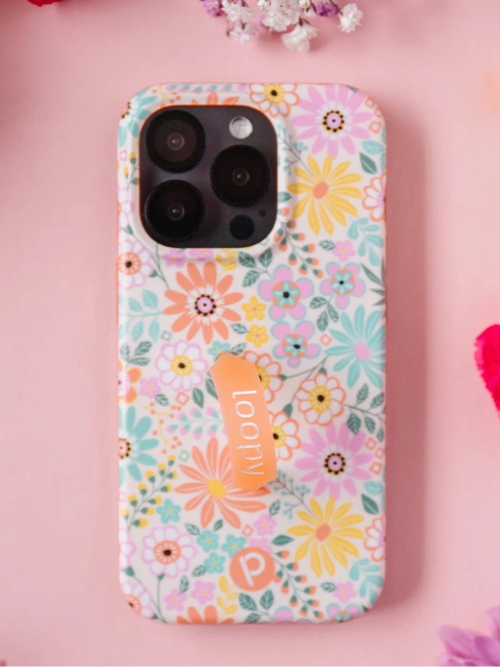 Loopy Case iPhone 15 pro max Floral Burst